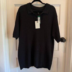Brand New - The Commons Eyelet Polo Short Sleeve
